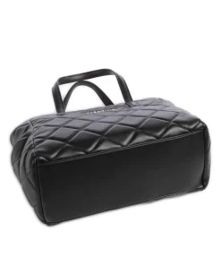 Ocarina Handtasche Lederimitat schwarz