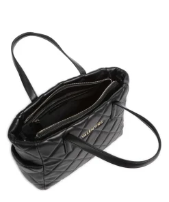 Ocarina Handtasche Lederimitat schwarz