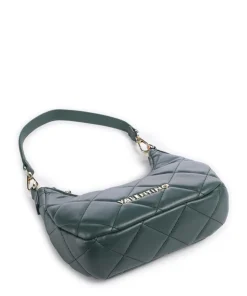 Ocarina Schultertasche Lederimitat dunkelgrün