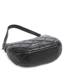 Ocarina Schultertasche Lederimitat schwarz