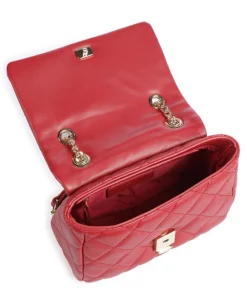 Ocarina Schultertasche Lederimitat rot