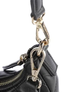 Ocarina Schultertasche Lederimitat schwarz