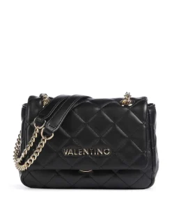 Ocarina Schultertasche Lederimitat schwarz