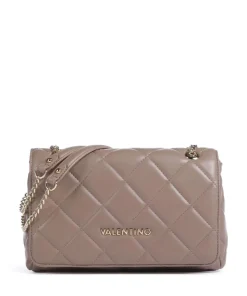 Ocarina Schultertasche Lederimitat taupe