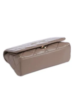 Ocarina Schultertasche Lederimitat taupe
