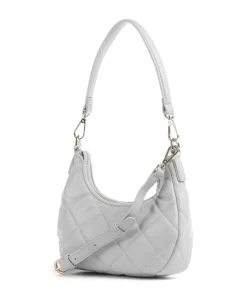 Ocarina Schultertasche Lederimitat hellgrau