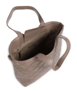 Ocarina Shopper Lederimitat taupe