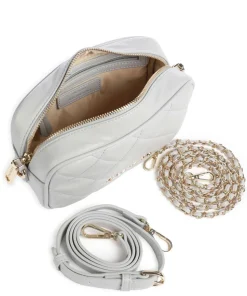 Ocarina Umhängetasche Lederimitat hellgrau