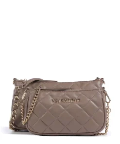 Ocarina Umhängetasche Lederimitat taupe