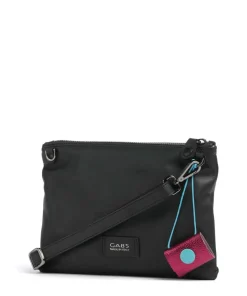 Oceania Beyonce Umhängetasche genarbtes Kalbsleder schwarz