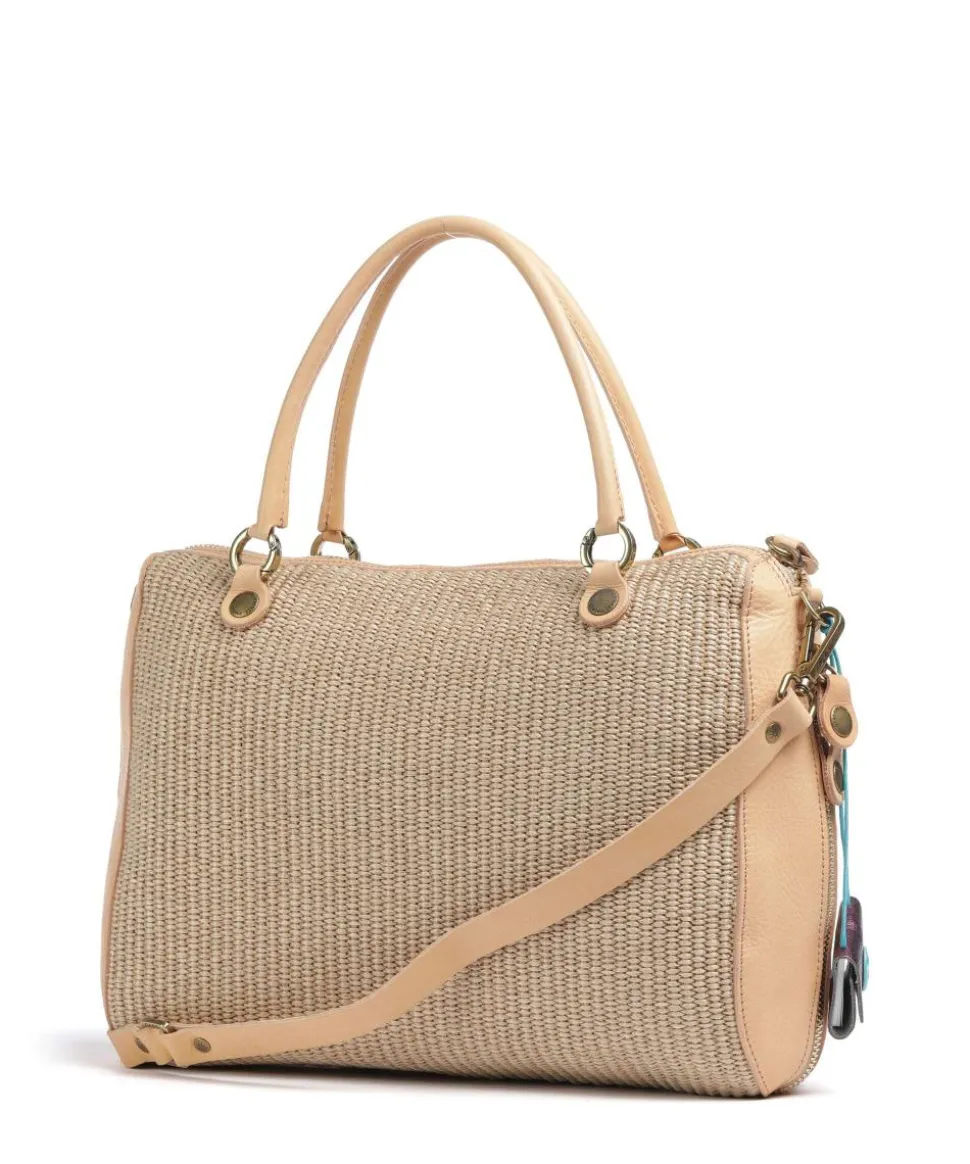 Oceania Karima Handtasche Polyamide, Baumwolle natur