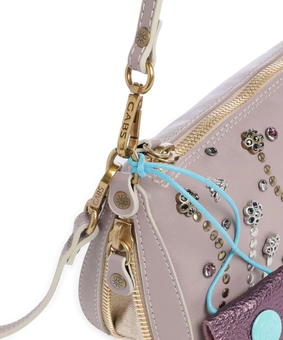 Oceania Pepita Handtasche Kalbsleder violett