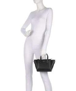 Odette Handtasche Lederimitat schwarz