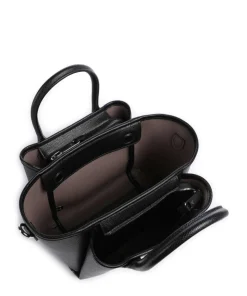 Odette Handtasche Lederimitat schwarz