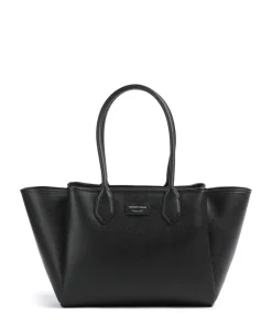 Odette Shopper Lederimitat schwarz
