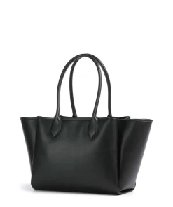 Odette Shopper Lederimitat schwarz