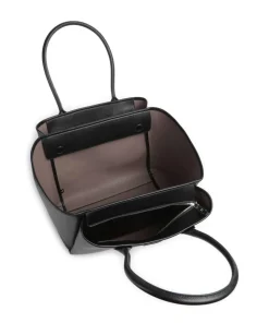 Odette Shopper Lederimitat schwarz