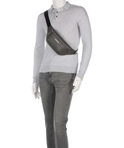 Okinawa Gürteltasche Lederimitat dunkelgrau