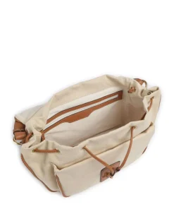 Olana Star Saddle Beuteltasche Canvas beige/braun