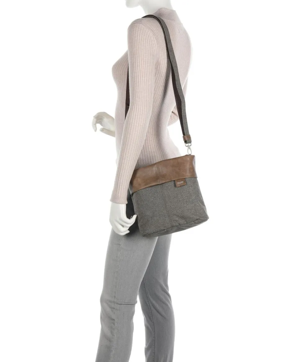 Olli OT8 Schultertasche Polyester, Lederimitat taupe