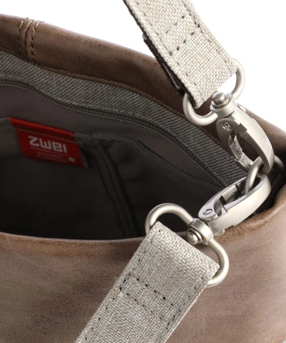 Olli OT8 Schultertasche Polyester, Lederimitat beige