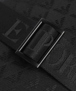 Omnia Jacquard Umhängetasche Baumwolle, Polyester schwarz