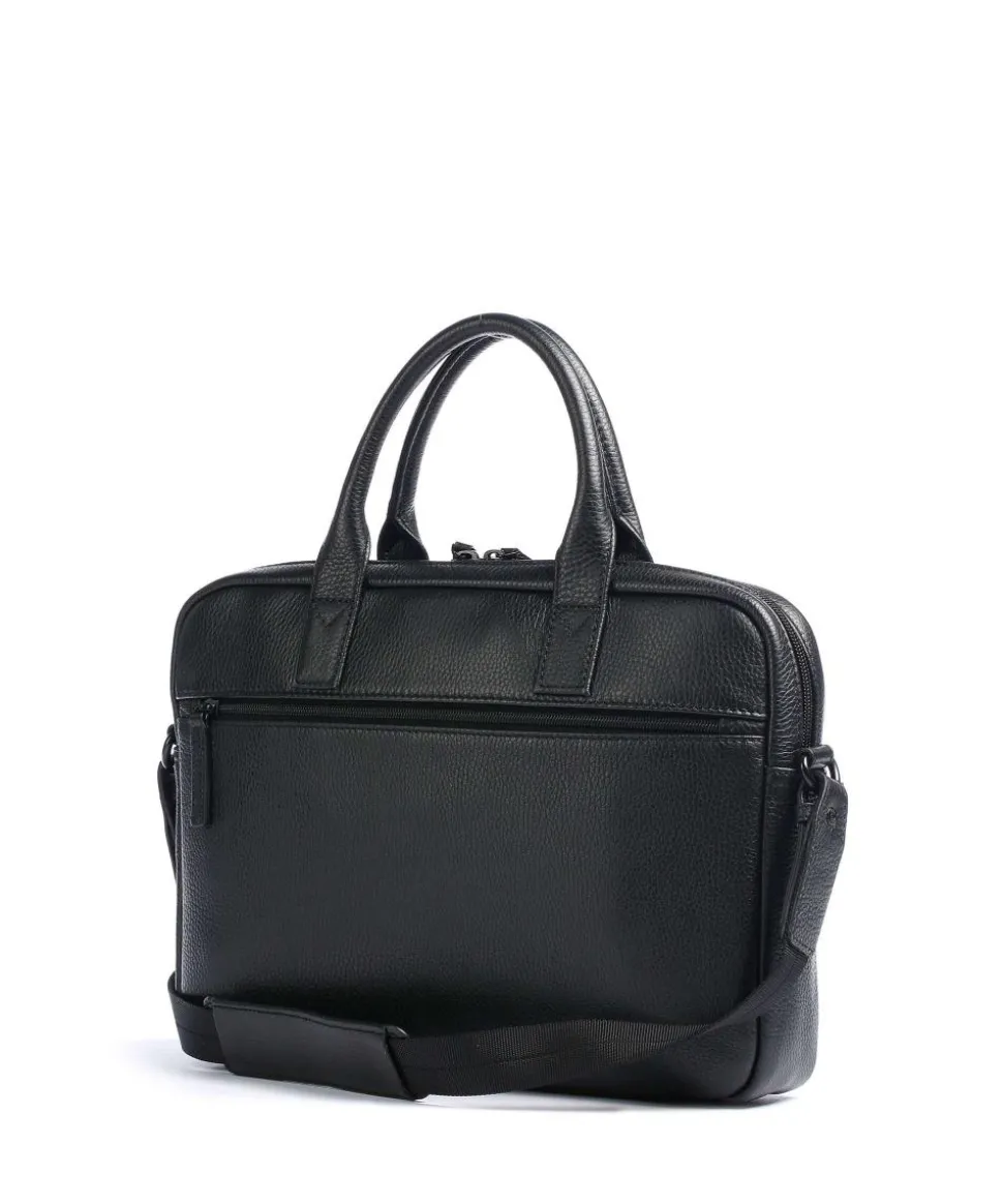 Onyx Delta Aktentasche 13″ genarbtes Rindsleder schwarz