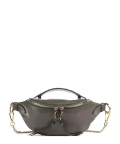 Origami Mini Umhängetasche fein genarbtes Rindsleder khaki