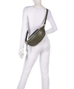 Origami S Umhängetasche fein genarbtes Rindsleder khaki