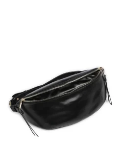 Origami S Umhängetasche fein genarbtes Rindsleder schwarz