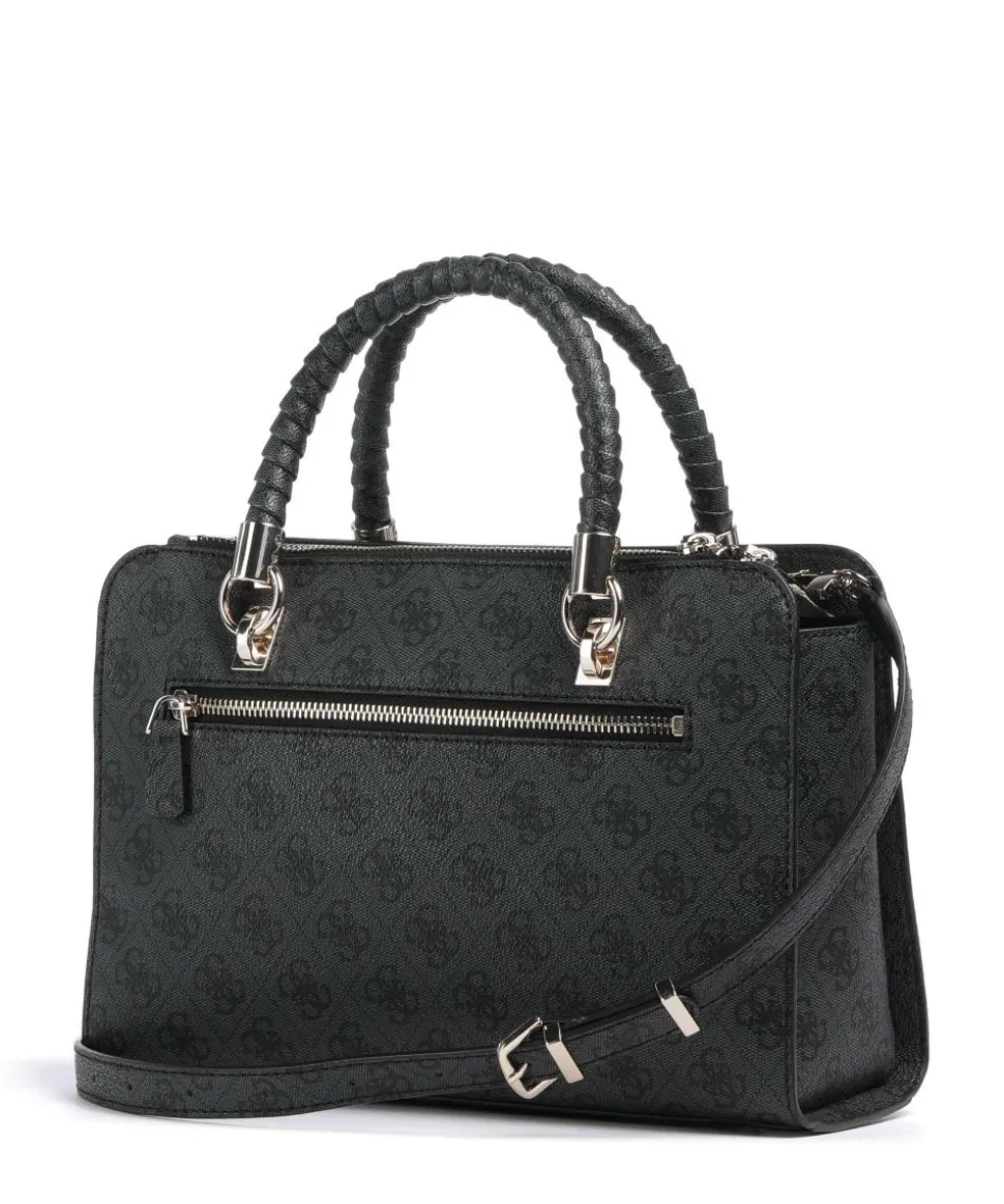 Orlina 4G Logo Handtasche Lederimitat anthrazit