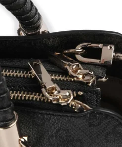 Orlina 4G Logo Handtasche Lederimitat anthrazit