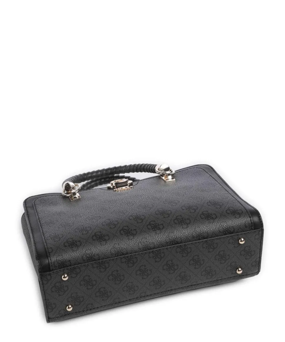 Orlina 4G Logo Handtasche Lederimitat anthrazit