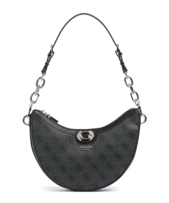 Orlina 4G Logo Schultertasche Lederimitat anthrazit