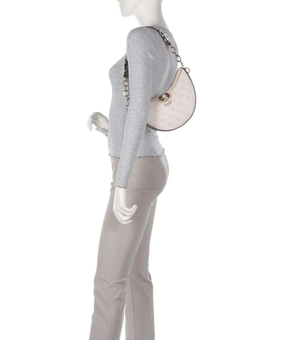 Orlina 4G Logo Schultertasche Lederimitat altrosa