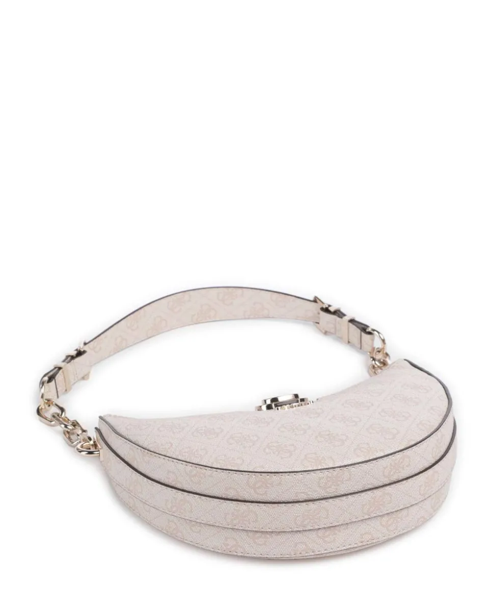 Orlina 4G Logo Schultertasche Lederimitat altrosa