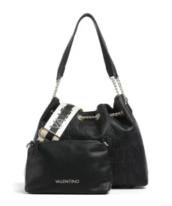 Pansy Bucket bag Lederimitat schwarz