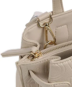 Pansy Handtasche Lederimitat beige