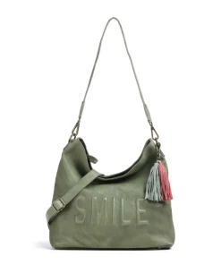 Paoliweg 2 Beuteltasche genarbtes Rindsleder grün