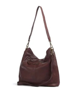 Paoliweg 2 Beuteltasche genarbtes Rindsleder dunkelbraun