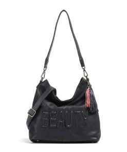 Paoliweg 2 Schultertasche genarbtes Rindsleder navy