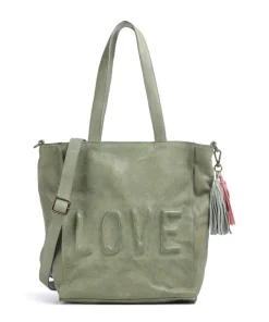 Paoliweg 1 Shopper genarbtes Rindsleder grün