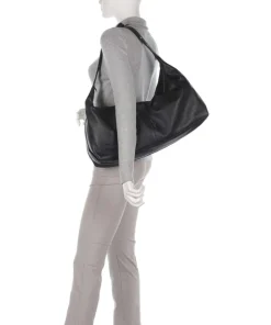 Paris 4 Small Pebble L Weekender genarbtes Leder schwarz