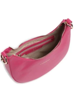 Paris Aimy Schultertasche fein genarbtes Rindsleder pink