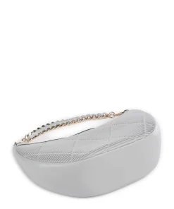 Paris Schultertasche Lederimitat hellgrau