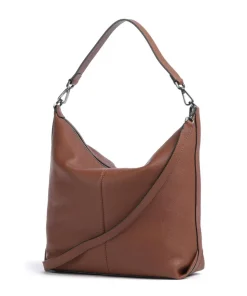 Paris Small Pebble M Beuteltasche genarbtes Rindsleder braun