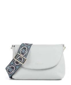 Paulina Umhängetasche Leder hellblau