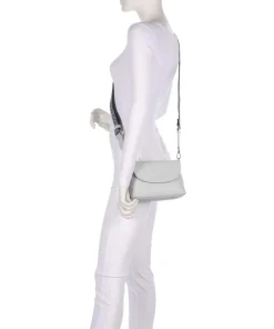 Paulina Umhängetasche Leder hellblau