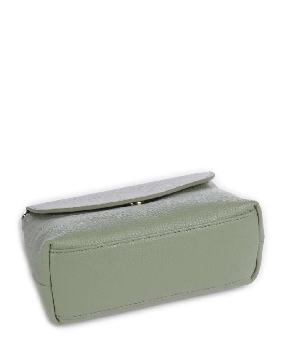 Paulina Umhängetasche Leder graugrün