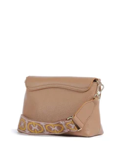 Paulina Umhängetasche Leder hellbraun
